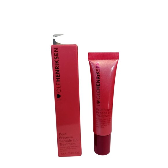 Ole Henriksen Pout Preserve Peptide Lip Treatment Lingonberry Jam Glimmer 12ML - Picture 1 of 7
